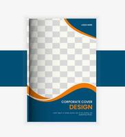 moderno libro copertina design vettore