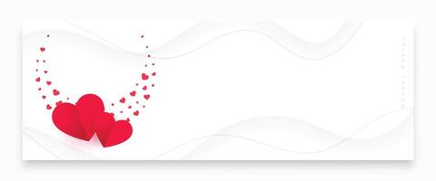 carino carta amore cuore saluto sfondo per san valentino giorno celebrazione vettore