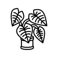 tropicale pianta icona nel vettore. logotipo vettore