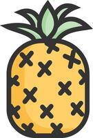disegno dell'illustrazione dell'ananas vettore