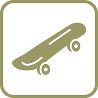 icona del vettore di skateboard