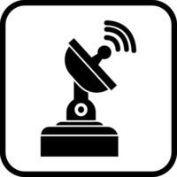 comunicazione satellitare vettore icona