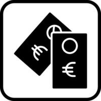 Euro etichetta vettore icona