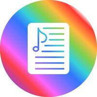 musica elenco di riproduzione vettore icona