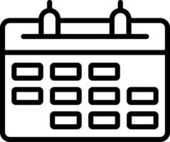 icona del calendario vettoriale