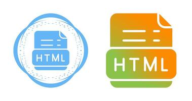 html vettore icona