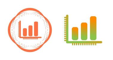 bar grafico vettore icona