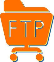 ftp server vettore icona