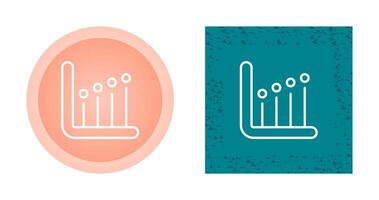 statistiche vettore icona