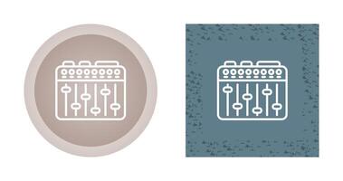 suono miscelatore vettore icona