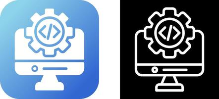 Software sviluppo vettore icona