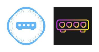 ethernet interruttore vettore icona