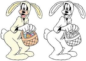 Topolino topo e gli amici, Sciocco Pasqua vettore