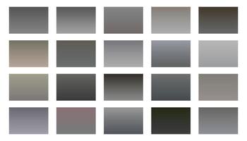 metallico grigio gradienti combinazione campioni vettore