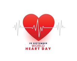 contento internazionale cuore giorno manifesto per globale cura e sicurezza vettore