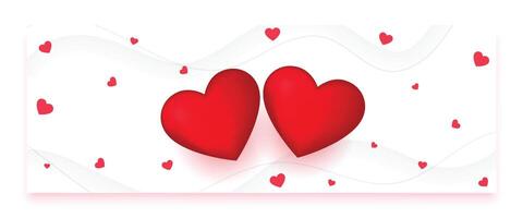 bello san valentino giorno auguri bandiera per sociale media inviare vettore