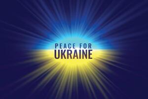 pace per Ucraina concetto manifesto vettore