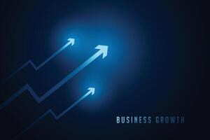aziendale azienda brillante crescita freccia mostrando economia tendenza vettore