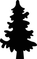 Natale albero icona nel piatto stile. vettore per applicazioni e sito web. isolato su contiene come icone come Natale albero può essere Usato per natura, vacanza, inverno manifesti