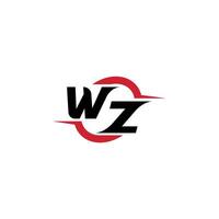 wz iniziale esport o gioco squadra ispirazione concetto idee vettore