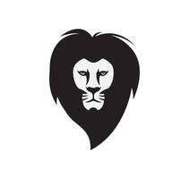Leone logo, reale re animale, vettore illustrazione icona