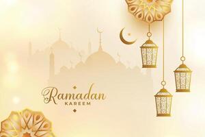eid mubarak Ramadan stagione Festival saluto design vettore