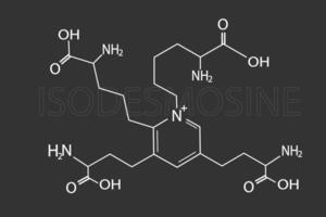 isodesmosina molecolare scheletrico chimico formula vettore
