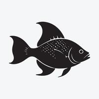 pesce icona animale logo vettore