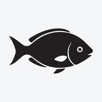 pesce icona animale logo vettore