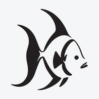 pesce icona animale logo vettore