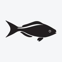 pesce icona animale logo vettore