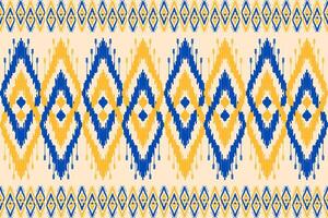 tappeto ikat modello arte. geometrico etnico senza soluzione di continuità modello nel tribale. indiano stile. vettore