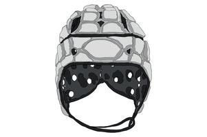 sport - bianca Rugby casco vettore