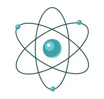atomico struttura, atomo con orbita vettore
