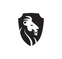 Leone logo, reale re animale, vettore illustrazione icona