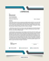 moderno attività commerciale e aziendale carta intestata template.carta intestata modello nel piatto stile. bianca colore sfondo. professionale creativo modello design per attività commerciale. professionale aziendale design. vettore