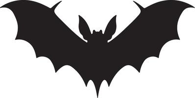 pipistrello silhouette vettore illustrazione bianca sfondo