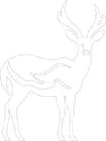 ai generato kudu schema silhouette vettore