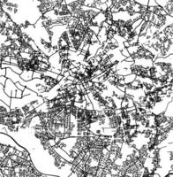 silhouette carta geografica di Manchester unito regno. vettore