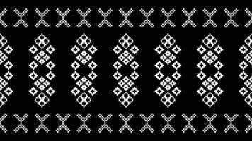 tradizionale etnico motivi ikat geometrico tessuto modello attraversare punto.ikat ricamo etnico orientale pixel nero sfondo.astratto,vettore,illustrazione. trama, sciarpa, decorazione, carta da parati. vettore