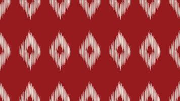 tradizionale etnico ikat motivo tessuto modello geometrico stile.africano ikat ricamo etnico orientale modello rosso sfondo sfondo. astratto, vettore, illustrazione. trama, cornice, decorazione. vettore