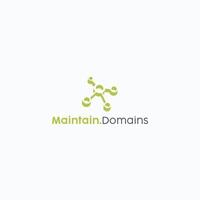 dominio gestione piattaforma logo design modello vettore