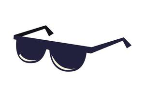 occhiali da sole accessori moda icona design sfondo bianco vettore