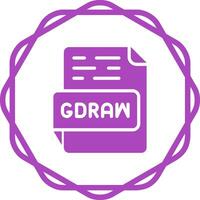 gdraw vettore icona