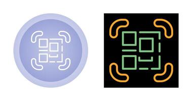 qr codice scanner vettore icona