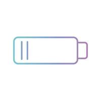 disegno vettoriale icona stile gradiente batteria
