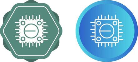 processore vettore icona
