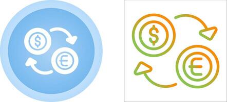 icona del vettore di cambio valuta