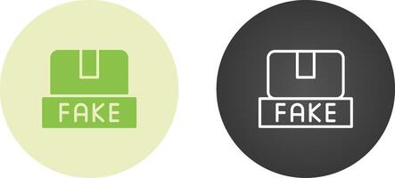 contraffazione prodotti vettore icona