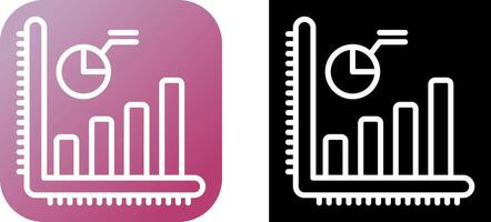 icona del grafico vettoriale